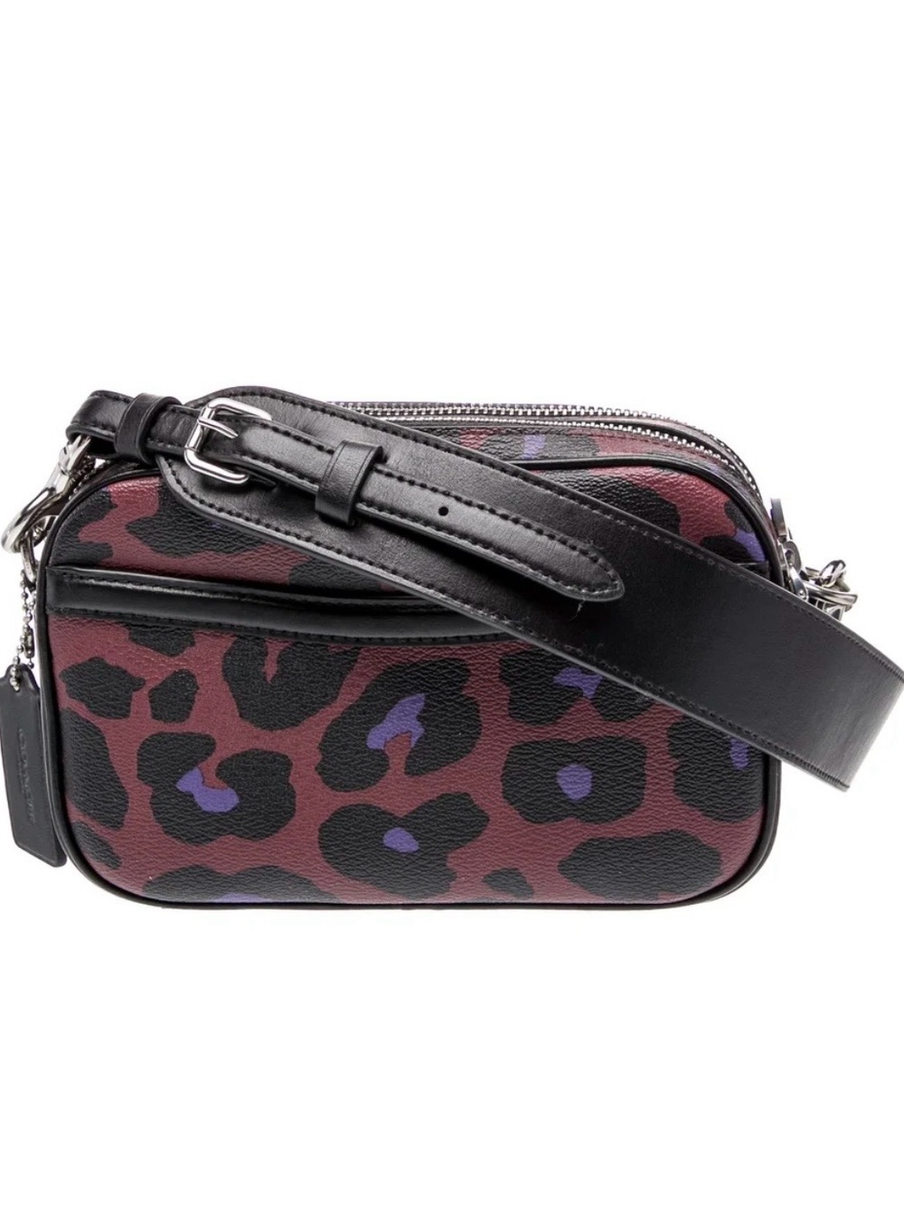 Coach Jes C2012 leopard print 20 crossbody camera style bag with hangtag - Picture 4 of 16